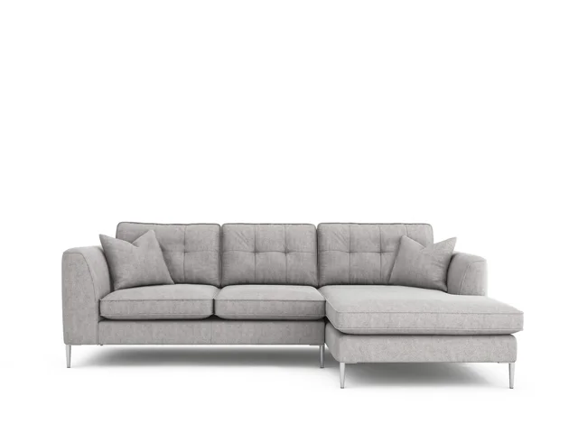 SMALL RHF CHAISE SOFA (2 LARGE SCATTERS)
