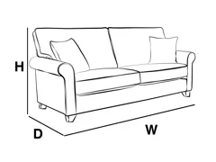 2 SEATER SOFABED - CROWN