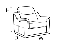 LARGE ELEC RECLINER CHAIR