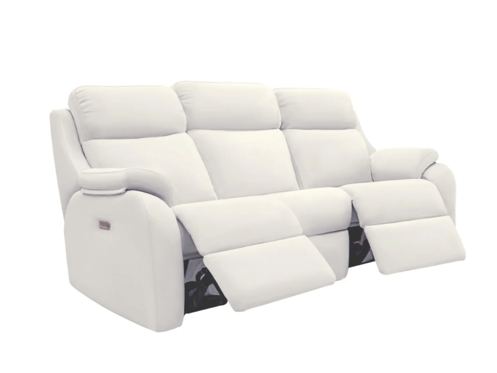 3 seater curved online recliner sofa