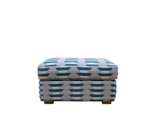 FOOTSTOOL WITH SHOW WOOD