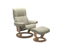 MEDIUM RECLINER CHAIR & STOOL CLASSIC BASE