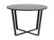 CIRCULAR DINING TABLE MELAMINE BLACK