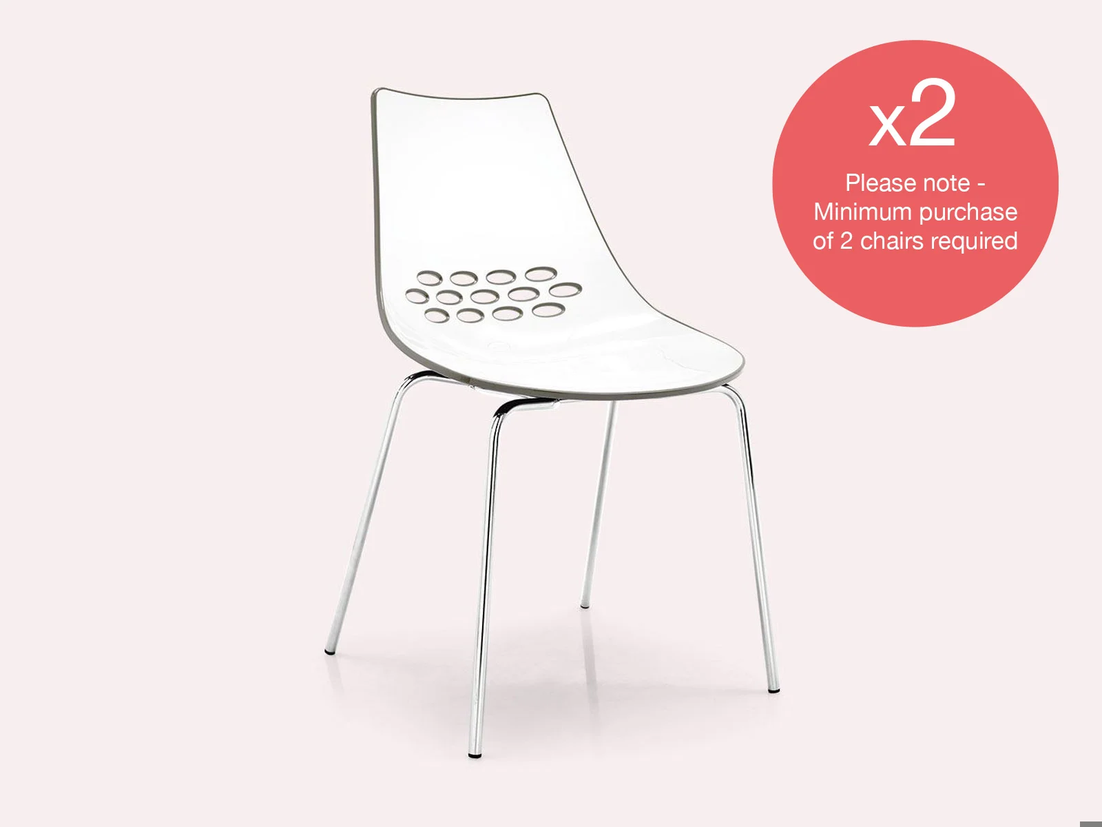 Jam Chair In White And Taupe
