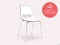JAM CHAIR IN WHITE AND TAUPE