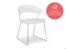 NEW YORK CHAIR IN OPTIC WHITE LEATHER