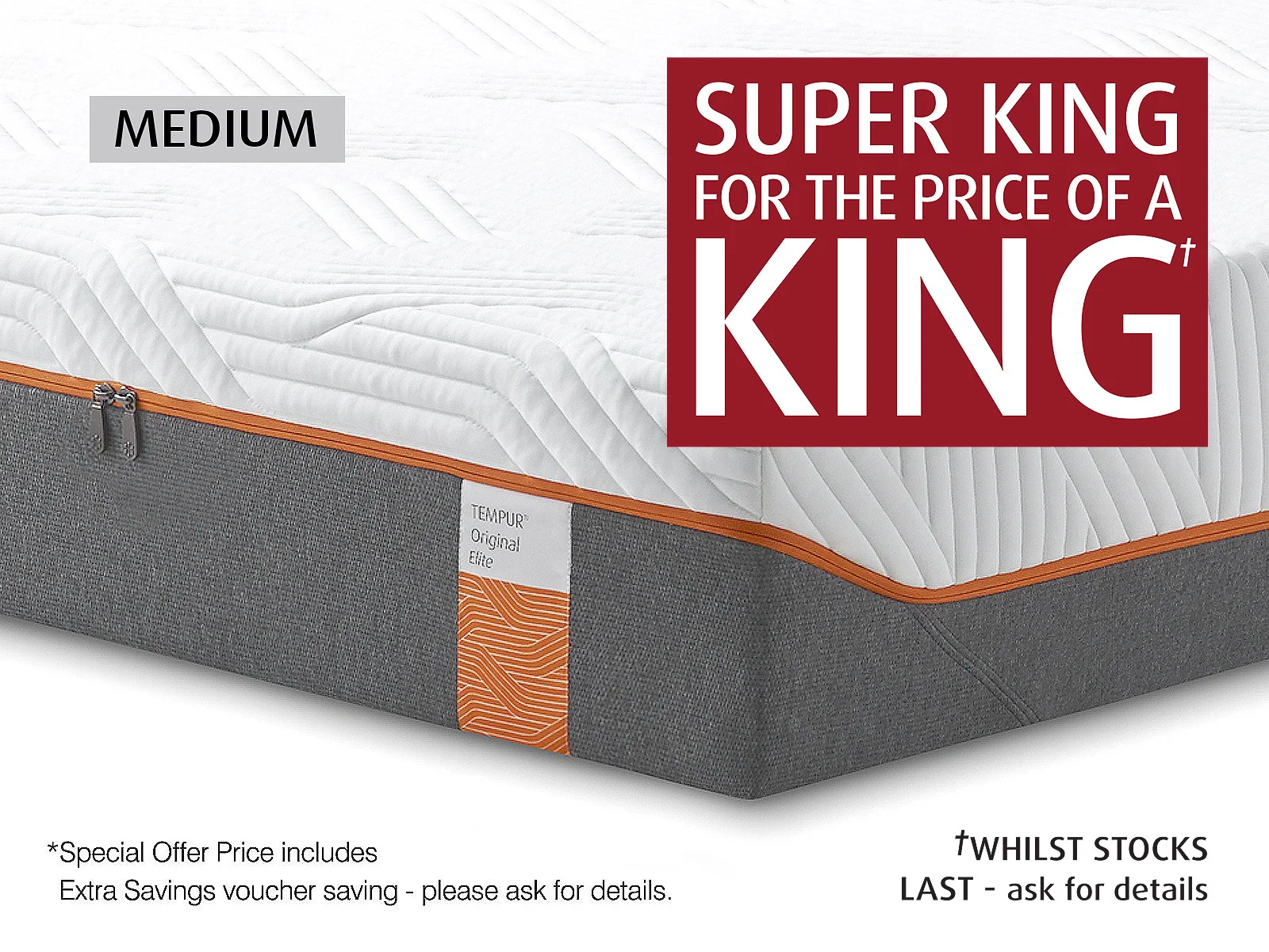 Tempur cloud deals elite super king